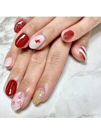 クリスマスネイル