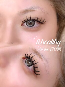 マツパ/マツエク専門店 mirueyes 【LED/アンドヘルシー/バインドロック】の写真/【濃厚ボリューム×モチのよさ◎】ダブルフラットや無制限つけ放題で理想のボリュームに…♪