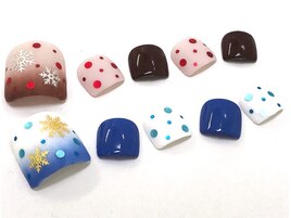 グラデーション+結晶