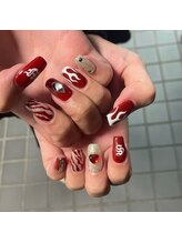 グラマラス アンジェアイ 荻窪店(glamourous ange eye)/ファイヤーネイル