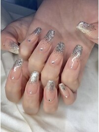 スカルプ☆長さ出し☆ラメグラ