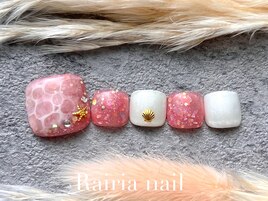 夏ネイルフット