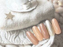 ネイルサロン&スクール ジーナ(GINA)/ベージュ×ゴールド