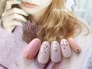 【押し花ネイル】