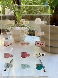 涼しげフットネイル☆