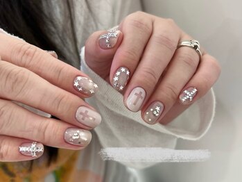モアグラム 銀座店(More Glam)/十字架ネイル