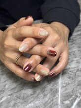 ユルックネイル(yluck nail)/若松/ワンカラー＋追加アレンジ