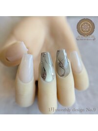 1月monthly design No,9