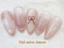 アムールユシマテン 上野湯島店(Amour)/ キラキラ春夏のネイル¥7980