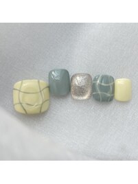 foot＊親指デザインネイル