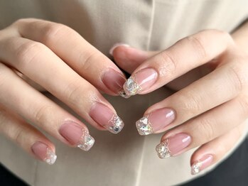 ステラマリス 今福鶴見店(StellaMaris)の写真/【地爪を傷付けにくく☆フィルインオフ】お得なサンプルコースもご用意★ヌーディカラーで上品な指先に♪