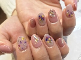 ～押し花ネイル～