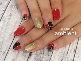 赤が映えます☆