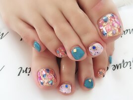 【フット定額ネイル】