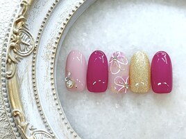 ☆ミディアムネイル#223