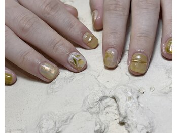 ミュゼアート(musee art)/ニュアンスネイル　花ネイル