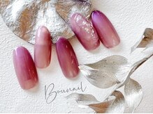 ボネール(nail ＆ eyelash Bounail)/ワンカラー　　ラメ　クリア