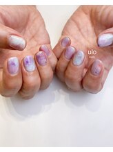 ウロネイルズ(ulo nails)/ふんわりパープルニュアンス