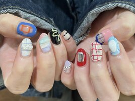 個性派ネイル