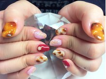 アイリッシュネイル 久屋大通店(Irish Nail)/べっ甲×ボルドー