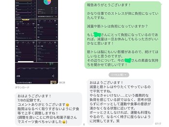 グリター(GlitteR)/オンラインでの食事・休養指導