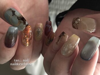 タオドットネイル(TAO...nail)の写真/★ひと癖あるデザイン多数★量産型じゃない個性を求める方に♪【アシメデザイン¥6800/フリーアート¥9900】