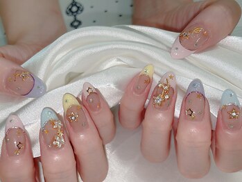 ビーアンドシー 池袋(B&C)の写真/池袋駅徒歩1分★持ち込み&長さだし高評価!パラジェル・フィルインで自爪を守りながらトレンドネイルを♪