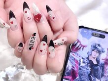 プティネイル 池袋(Puty Nail)/モノトーンフレンチ　ジェル