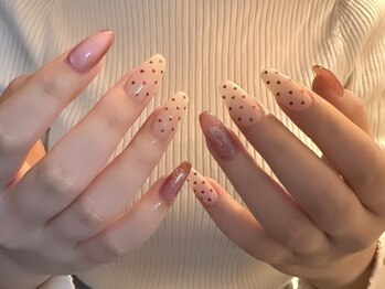 ジュエル(Jewel.)/ハートドット×マグネットネイル