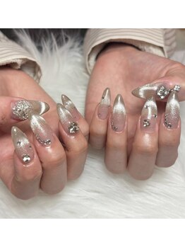 chai.仙台広瀬通店【韓国ネイル/長さだし/持ち込み/定額/スカルプ/韓国パーツ】/持ち込みデザイン