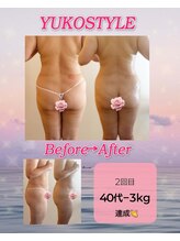 ユウコスタイル 大阪東心斎橋店(YUKO STYLE)/汗と一緒に老廃物排出を促進.2