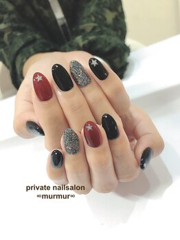 プライベート ネイルサロン マーマ(murmur)/大人かっこいいデザイン