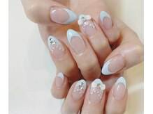 ハーズネイル(hers nail)の雰囲気（フェミニンなレースネイルは女子力アップ間違いなし！）