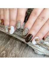 爪屋べっぴん堂/大人バレンタインネイルネイル