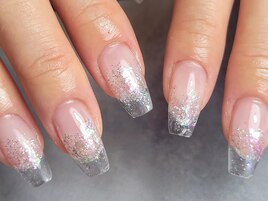 【スカルプ】ラメグラデーション