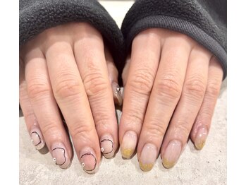 ハートネイル(Heart nail)/定額アートデザインA &nbsp;¥7000
