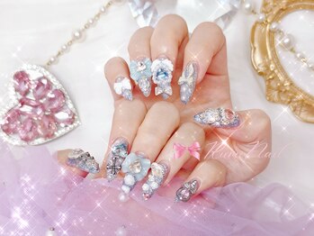 ワンホンネイル 新宿(Rumi Nail)/パーツつけ放題/バレンタイン