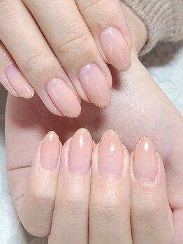 ネイルアンドまつげエクステ専門サロン スリー(THREE)/大人の色気オフィスネイル