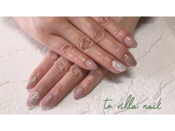 トゥ ビラ(to Villa)/ポップツイード&ラメ