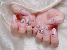 ビアンカ(Bianca)/ワンカラー＋Vカットストーン