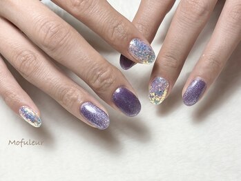 モフルール(Mofuleur)/パープルマグネット×ラメ