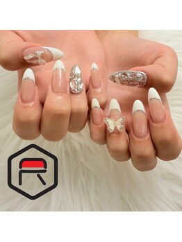 東海最大級ネイルサロン by レディスペネイル 名駅店/フレンチネイル