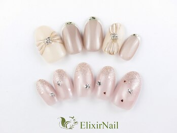 エリクサーネイル 鶯谷(Elixir Nail)の写真/セミオーダージェルネイルが定額¥5280から施術可能！あなただけの綺麗な指先になれるサロン♪