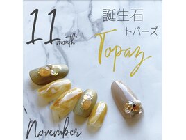 誕生石ネイル♪