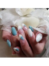 リラクゼーションエステハウス リンレイ(RINREI)/ティファニーカラー春ネイル