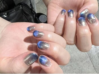 ノラ ミナミアオヤマ(NORA MINAMIAOYAMA)/ミラーマグネットグラデ