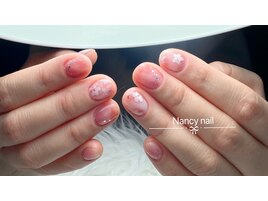 ニュアンスネイル 花