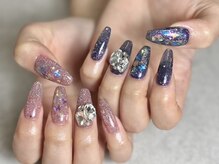 アンドユー 新松戸(&U)の雰囲気（スカルプ長さ出し10本やってます/トップジェルはハードタイプ！）