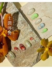 2025四季_夏ネイル-土潤溽暑-