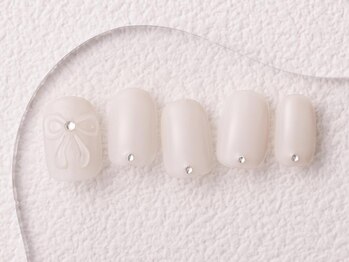 アイネイルズ 大宮店(I nails)/みずいろxリボン